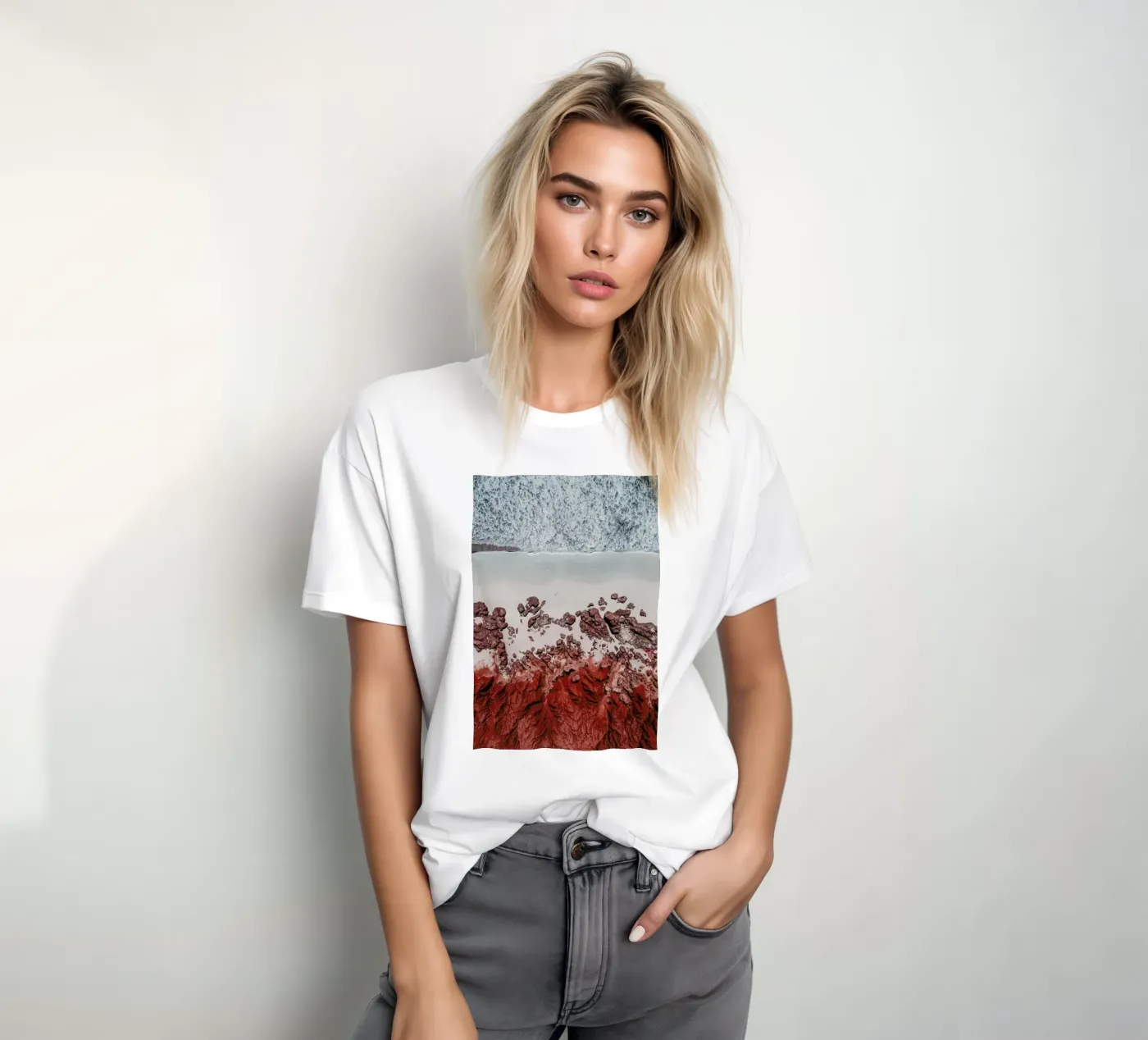 Gradient t-shirt da METROPOLIS