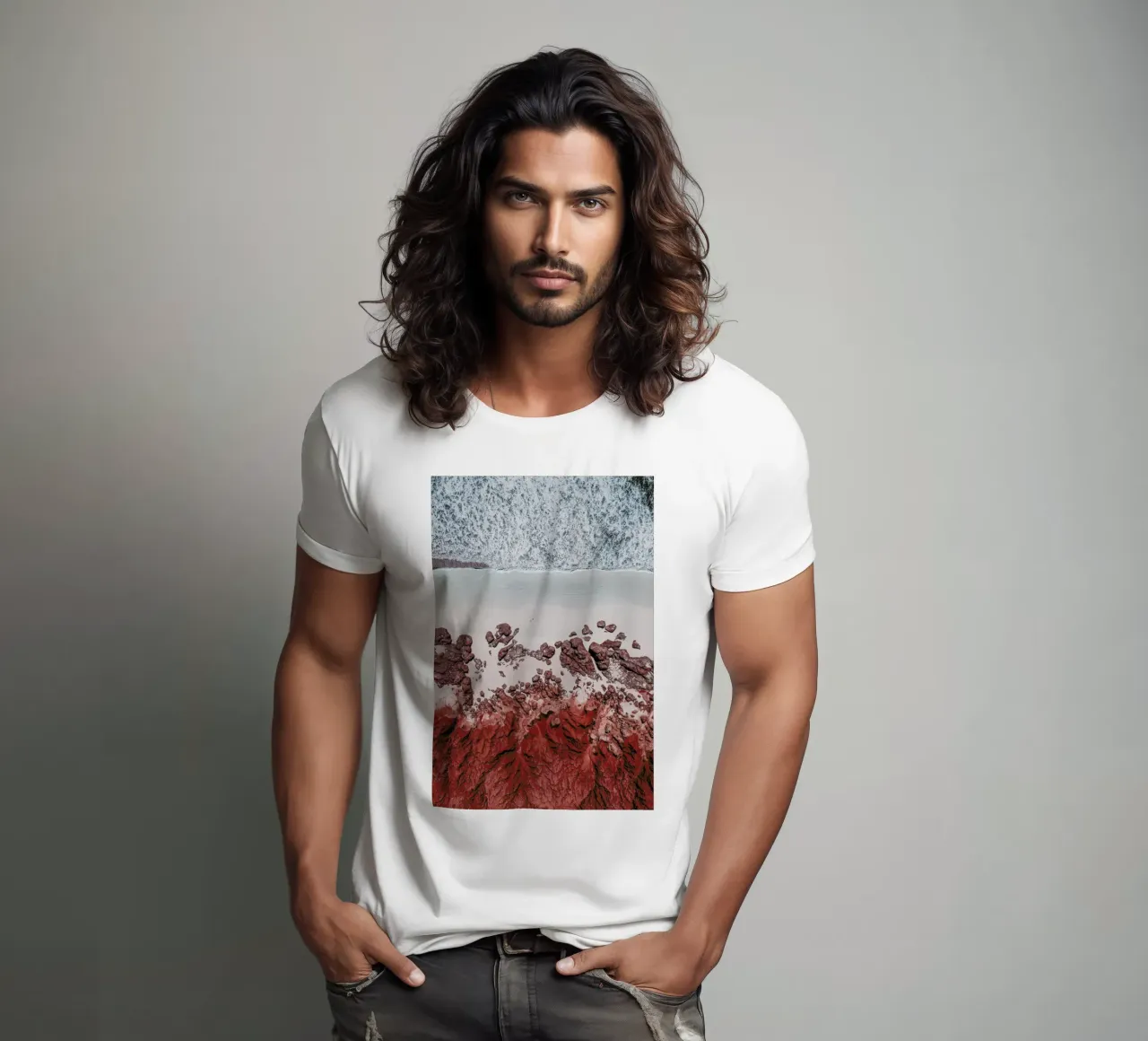 Gradient t-shirt da METROPOLIS