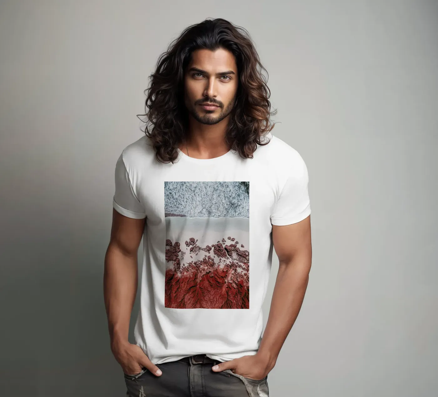 Gradient t-shirt da METROPOLIS