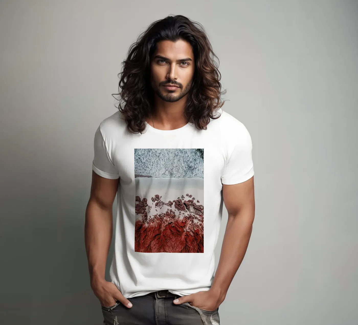 Gradient t-shirt da METROPOLIS