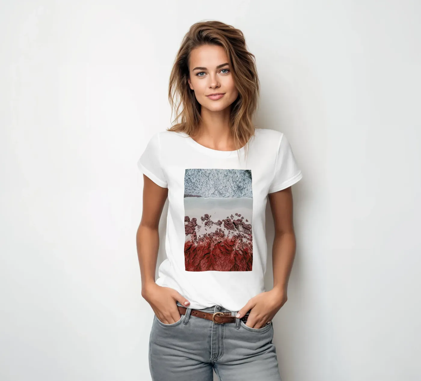 Gradient t-shirt da donna da METROPOLIS