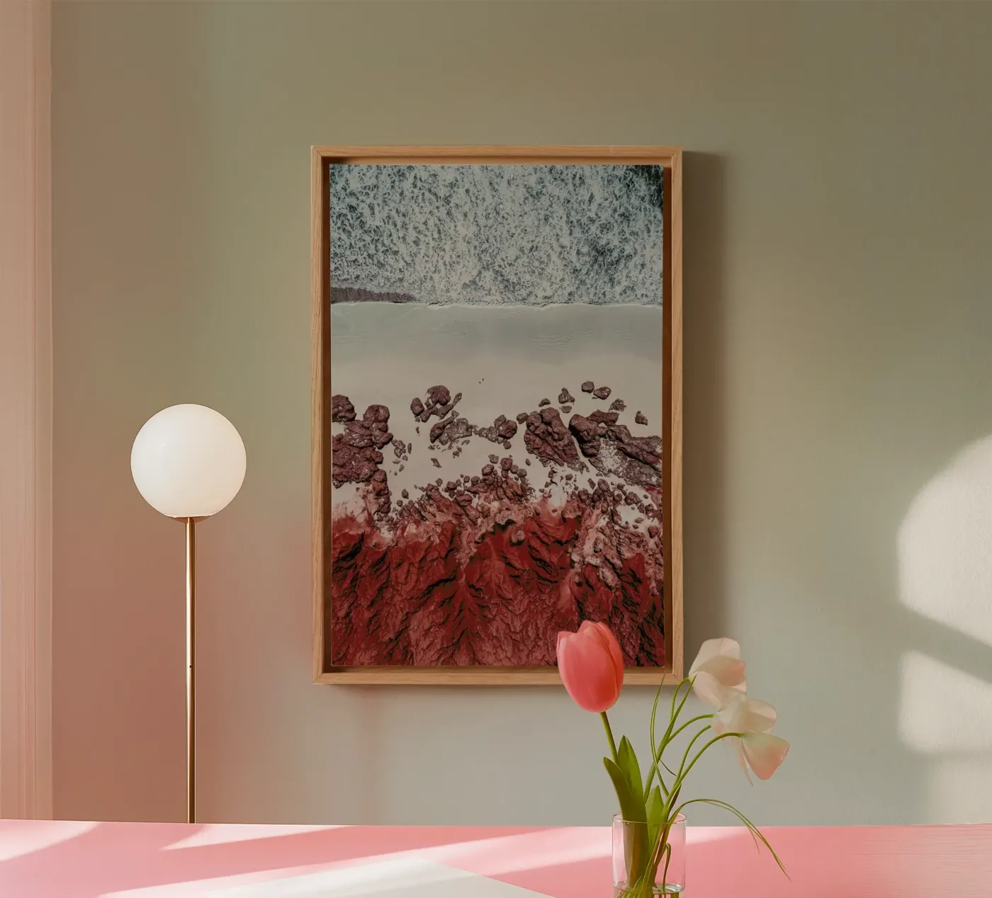 Gradient Leinwand von METROPOLIS