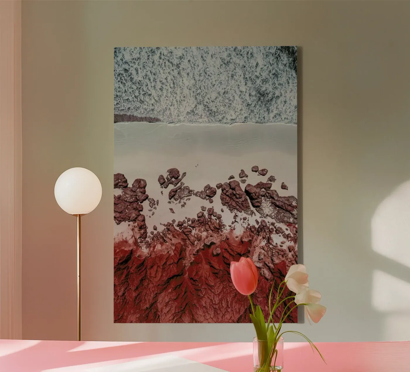 Gradient Leinwand von METROPOLIS