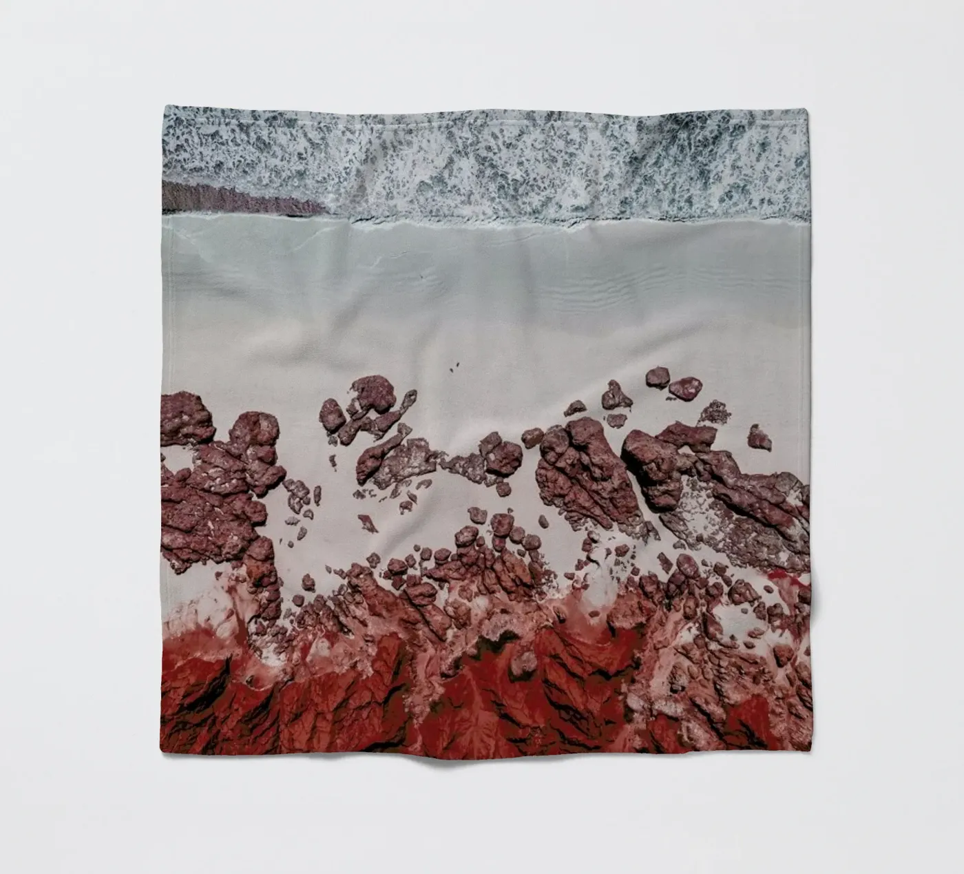 Gradient fleecedeken van METROPOLIS