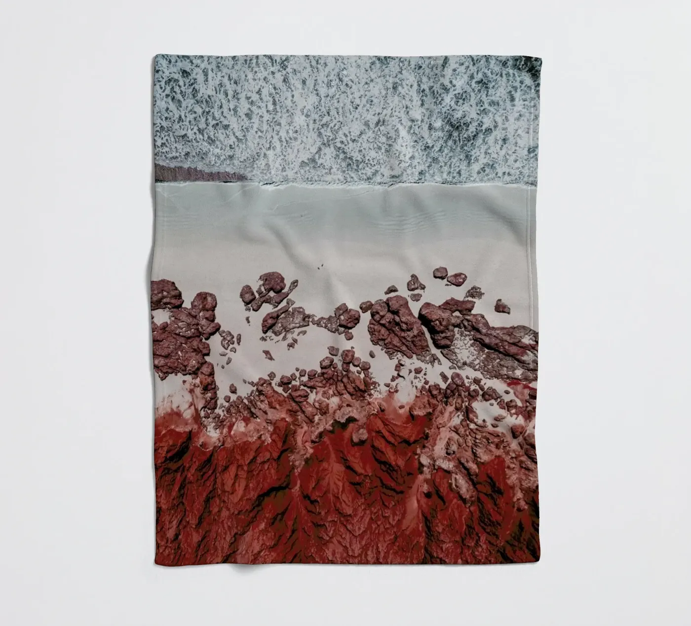 Gradient fleecedeken van METROPOLIS