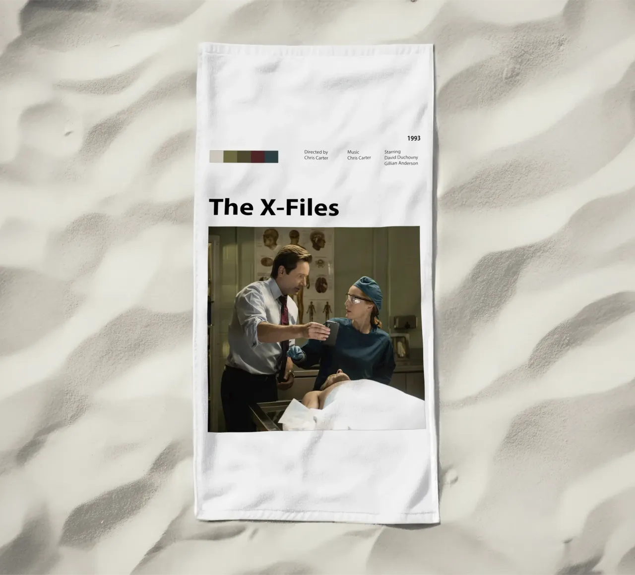 Gli X-File telo mare da The Movie Wall
