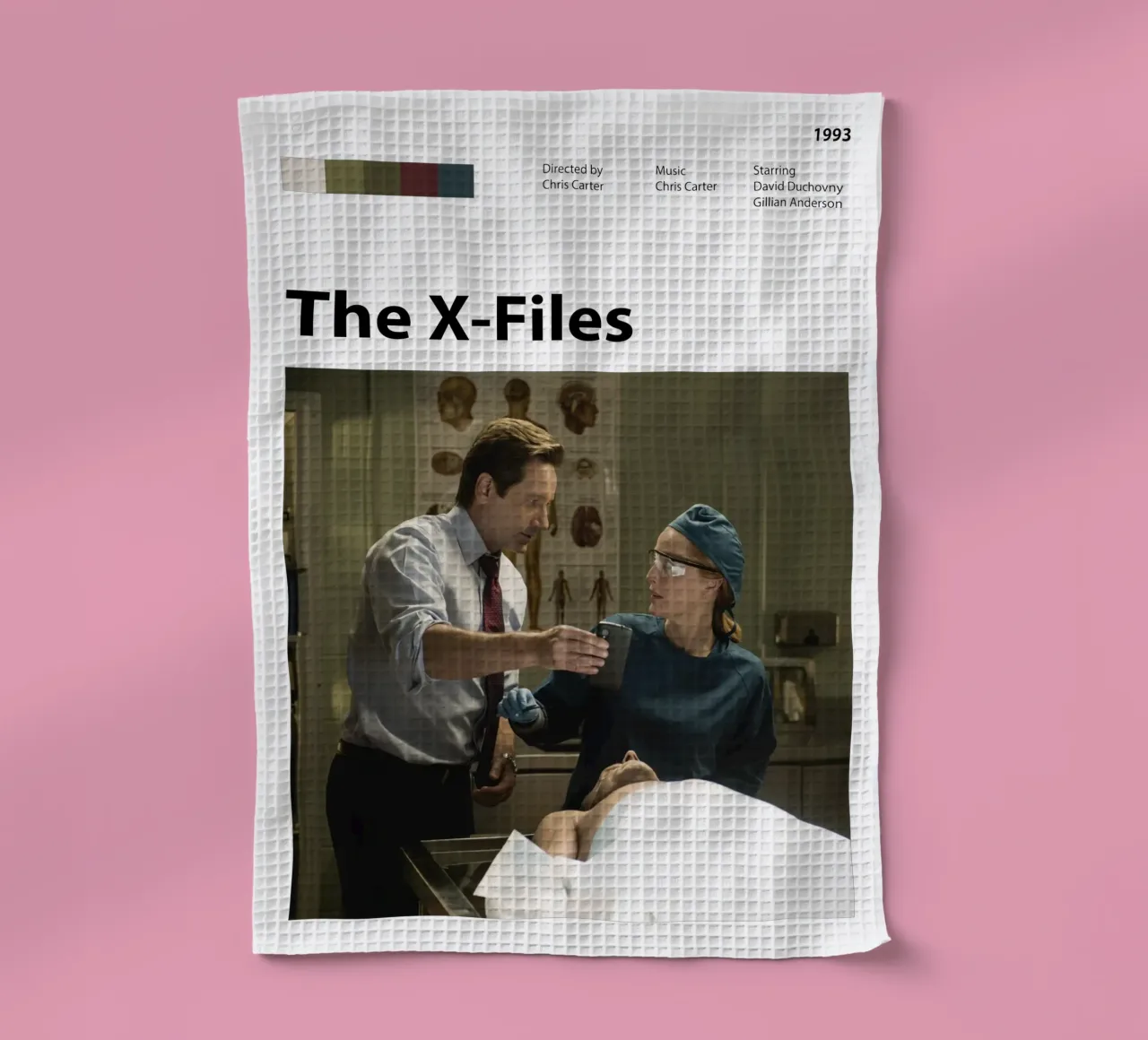 Gli X-File canovaccio da cucina da The Movie Wall