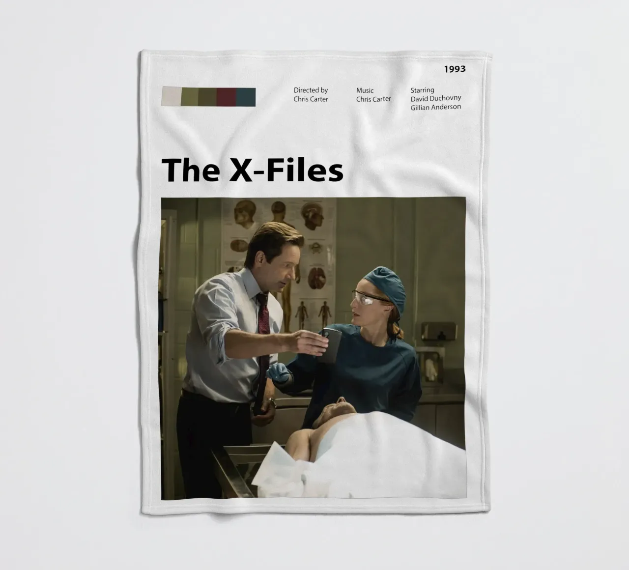 Gli X-File coperta in pile da The Movie Wall