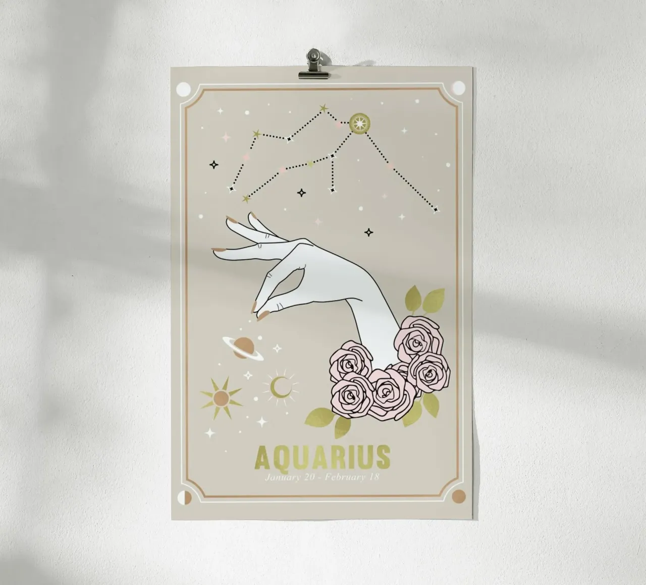 Aquarius poster da cafelab