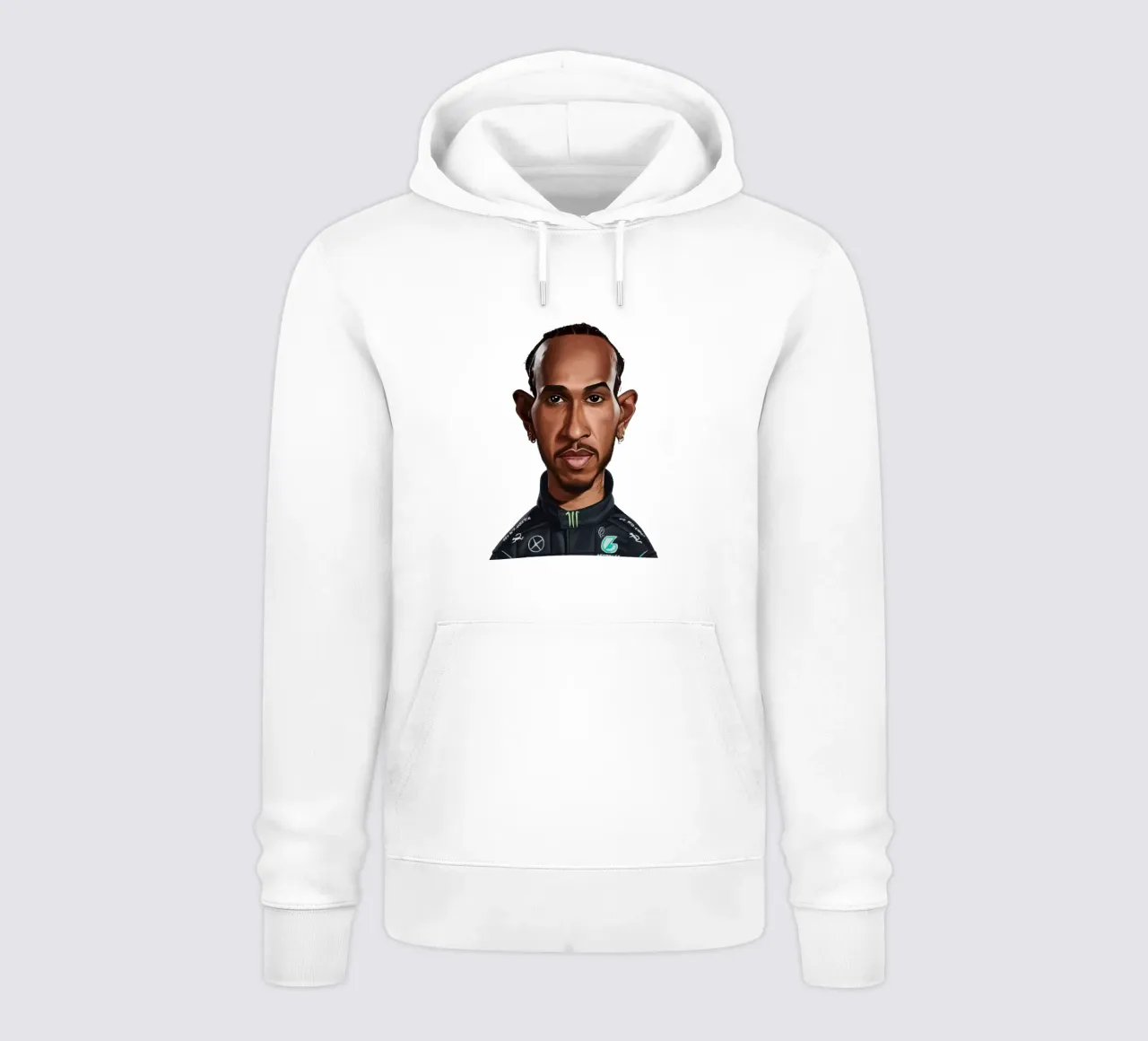 Lewis Hamilton felpa con cappuccio da Rob Art | Illustration