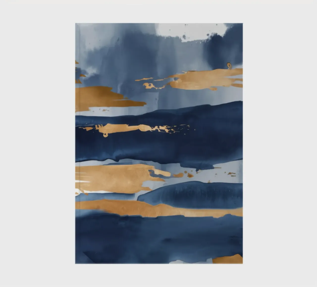 Azure Gold Serenity notebook by Monarch Arc