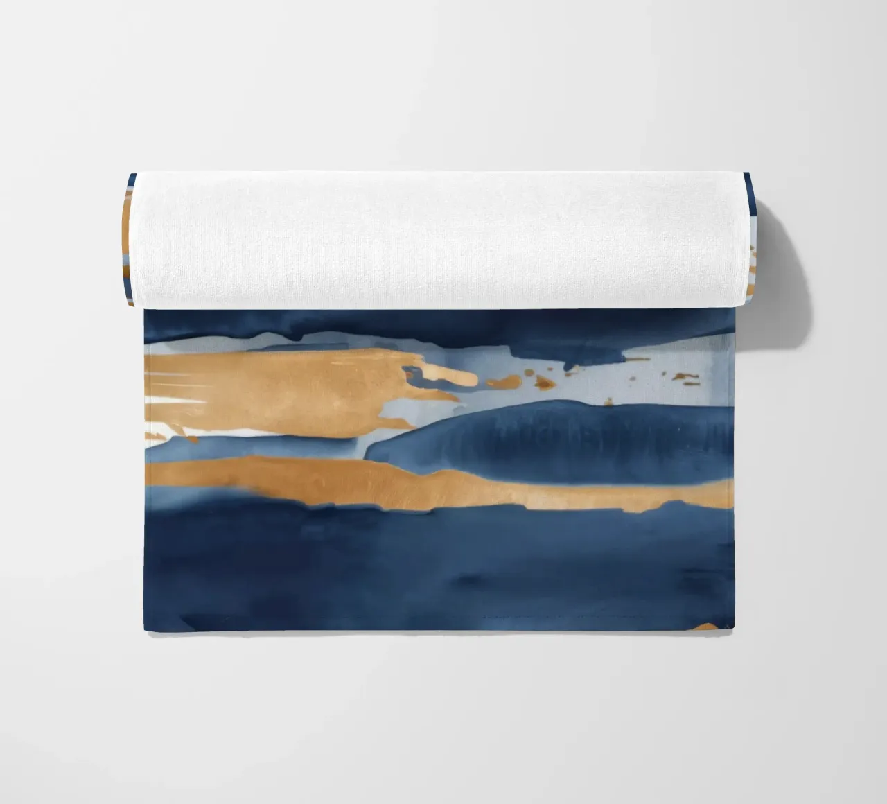 Serenità d'oro azzurro telo mare da Monarch Arc