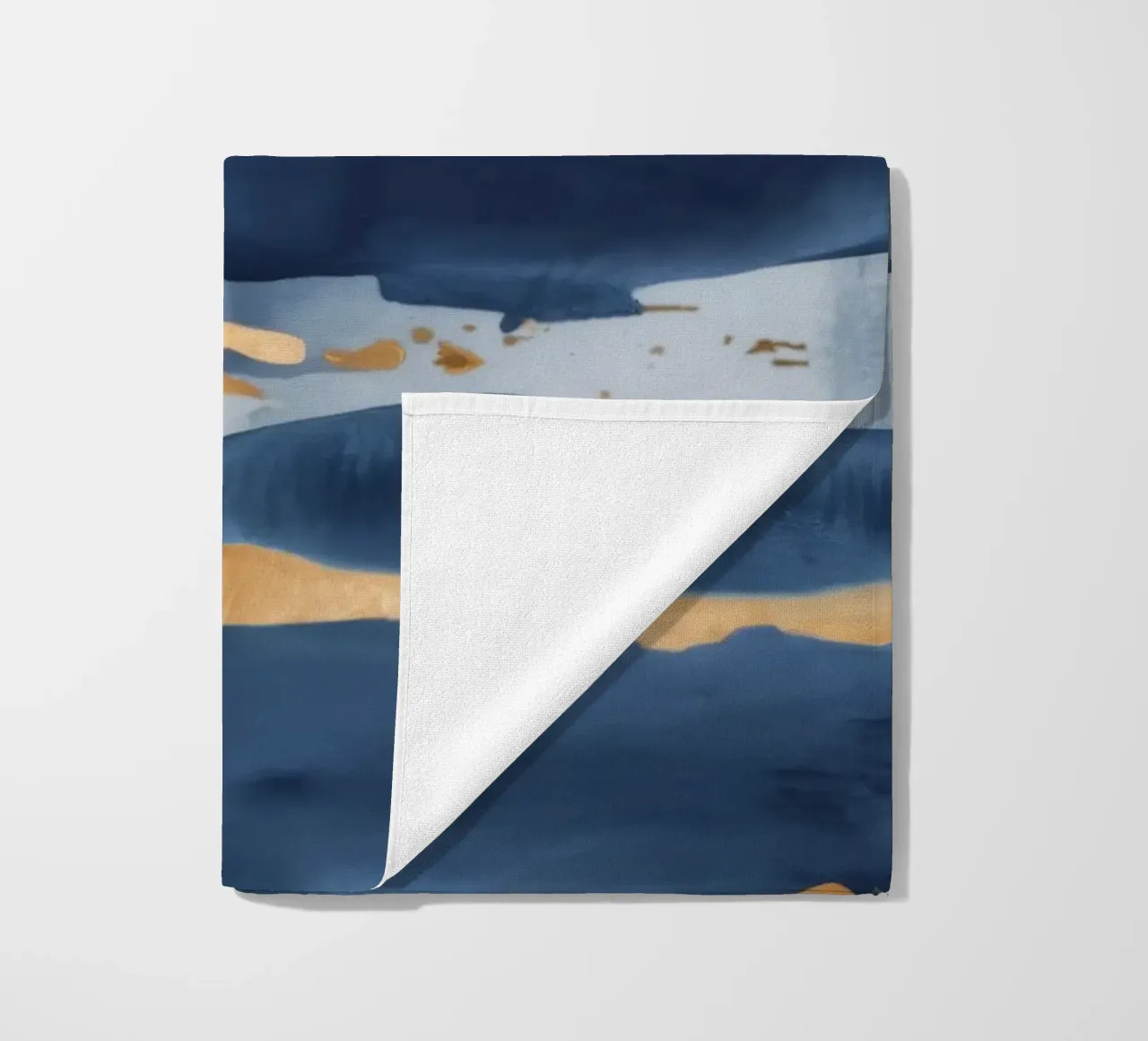 Serenità d'oro azzurro telo mare da Monarch Arc
