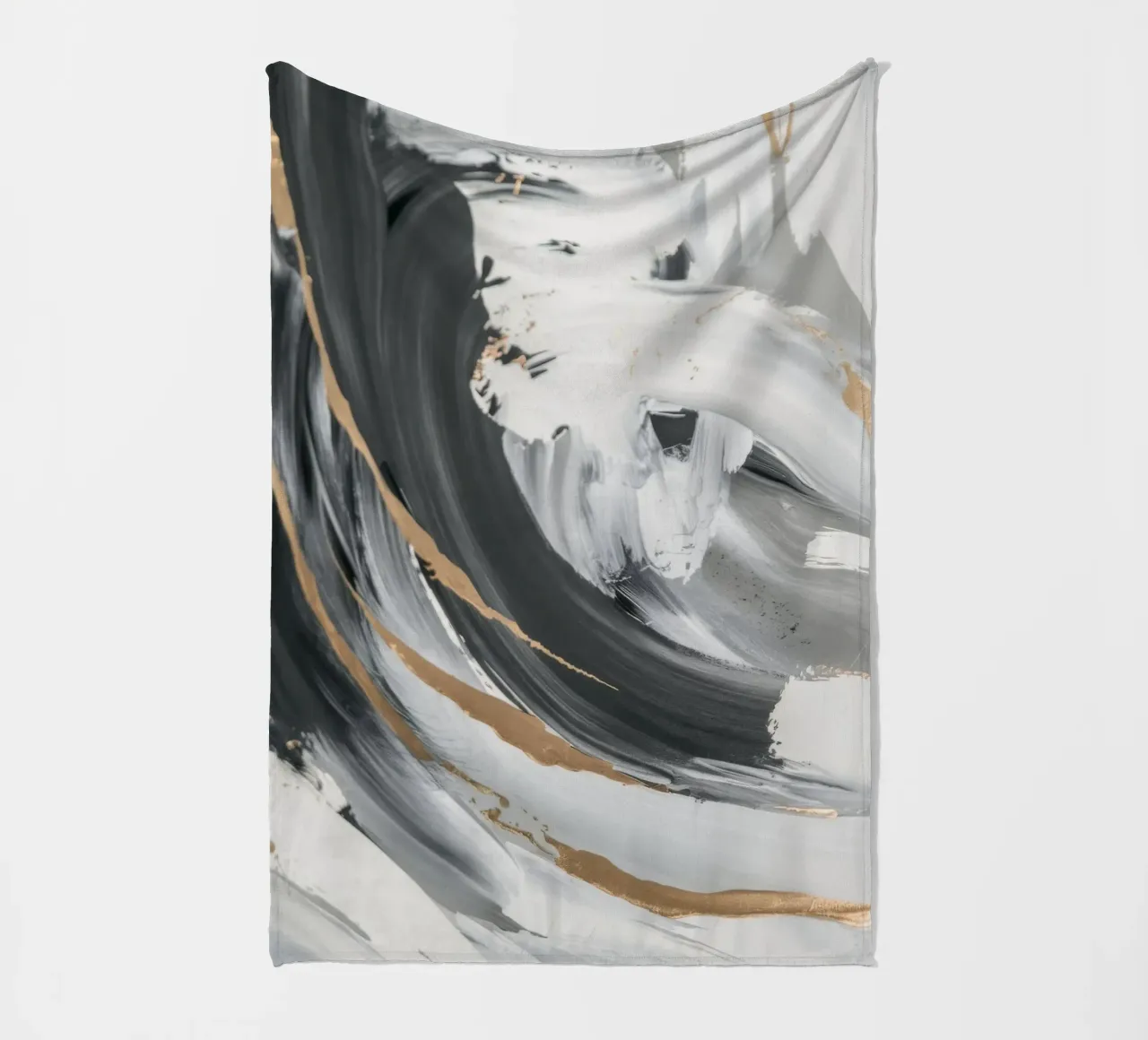 Essenza di vortice in scala di grigi coperta in pile da Monarch Arc