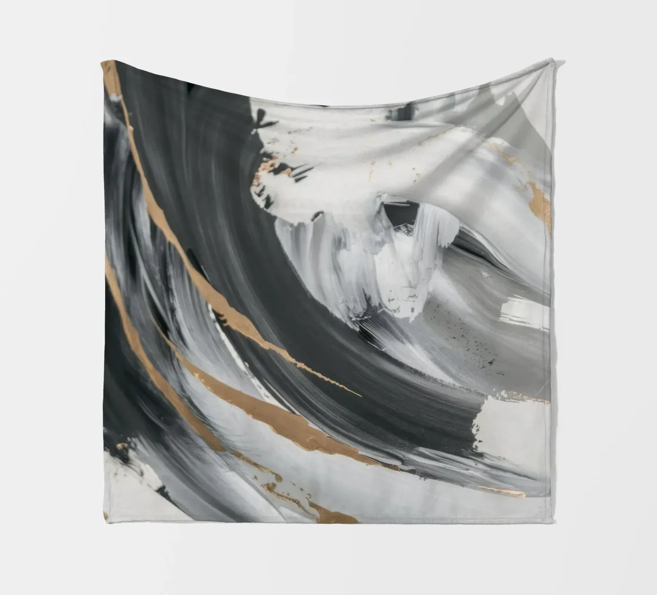 Grayscale Vortex Essence Fleecedecke von Monarch Arc