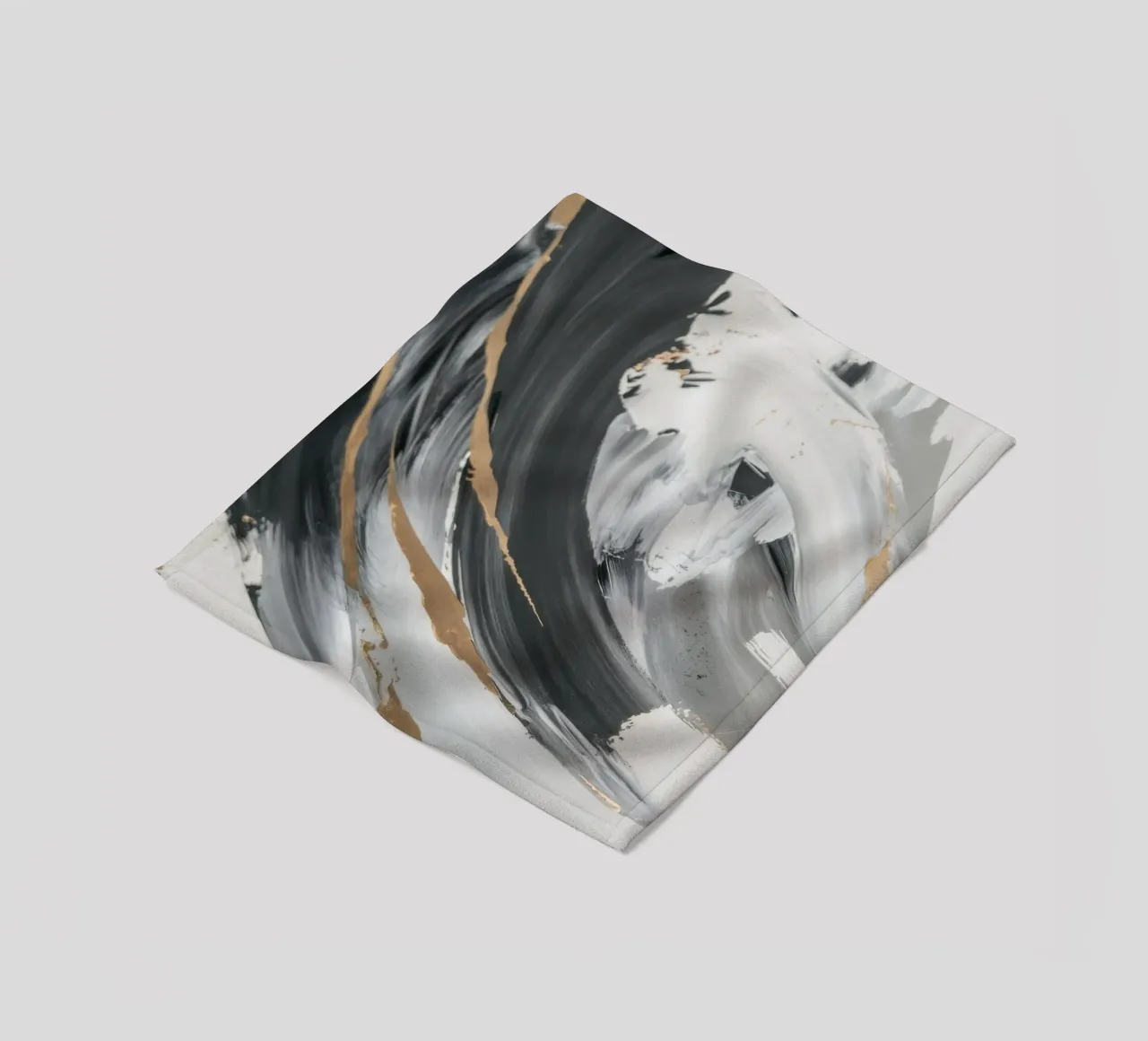 Grayscale Vortex Essence Fleecedecke von Monarch Arc