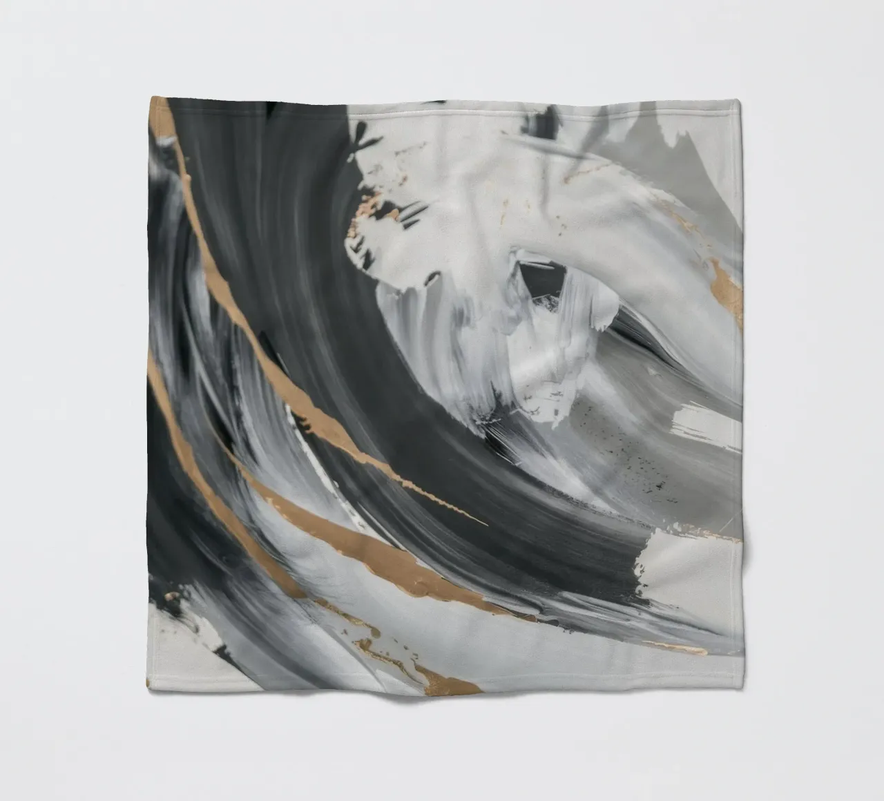 Grayscale Vortex Essence Fleecedecke von Monarch Arc