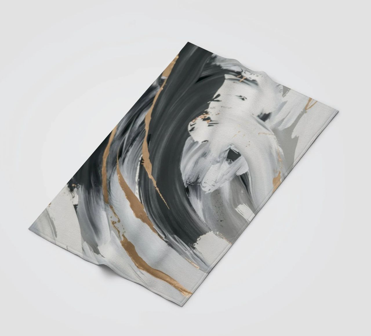 Essenza di vortice in scala di grigi coperta in pile da Monarch Arc