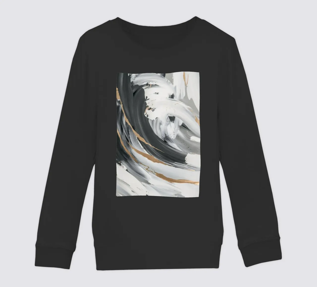 Essenza di vortice in scala di grigi felpa bambino da Monarch Arc