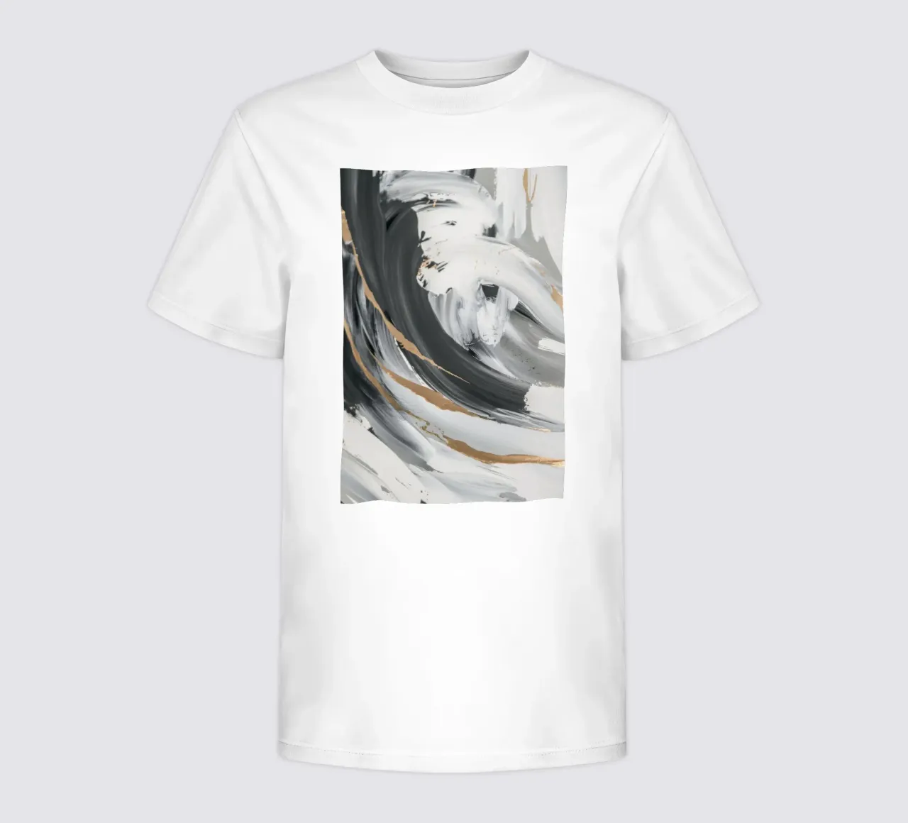 Essenza di vortice in scala di grigi t-shirt bambini da Monarch Arc