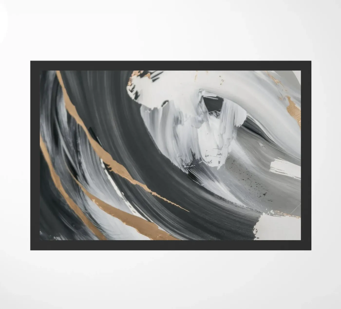 Grayscale Vortex Essence paillasson de Monarch Arc