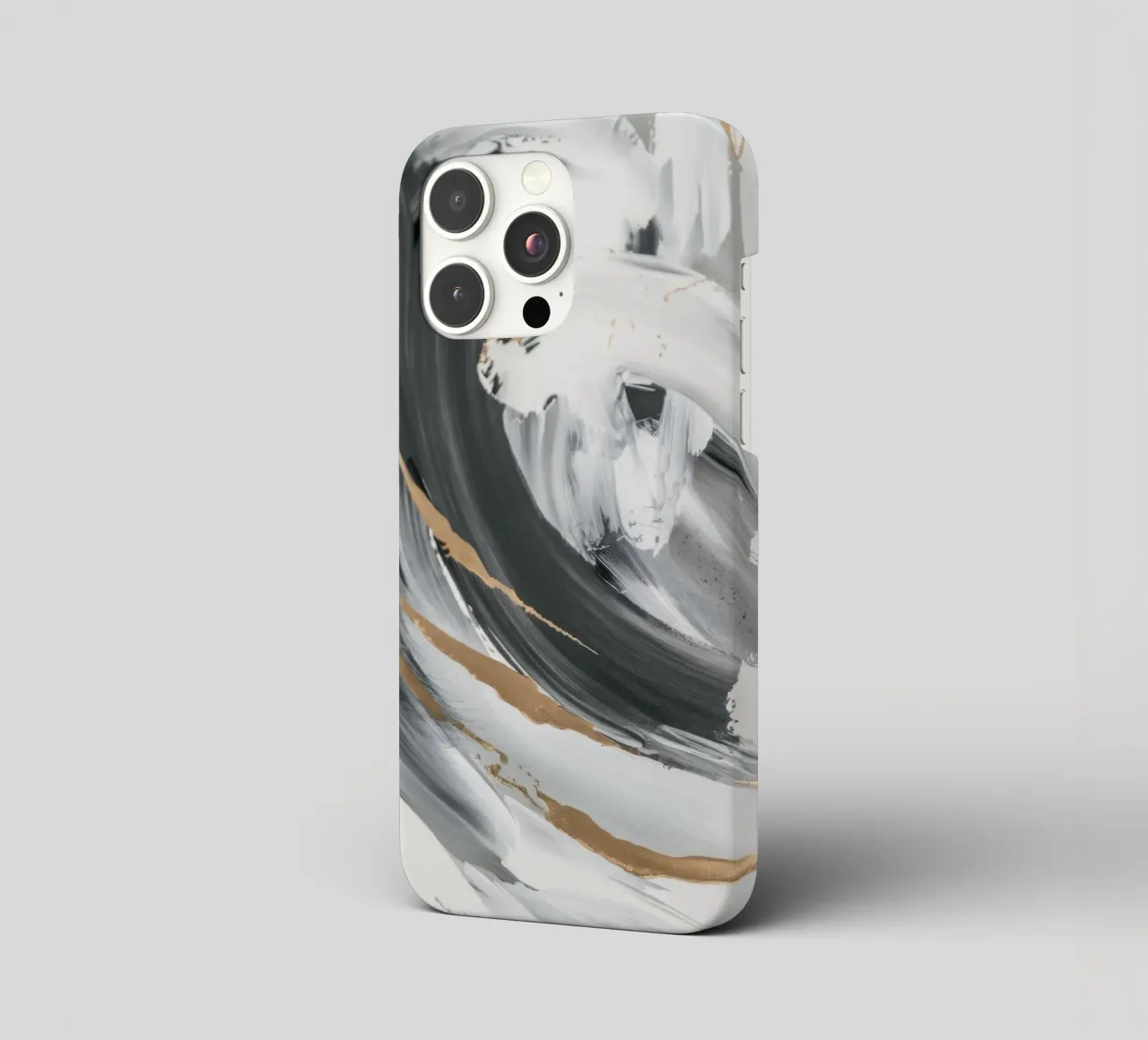 Essenza di vortice in scala di grigi cover iphone da Monarch Arc