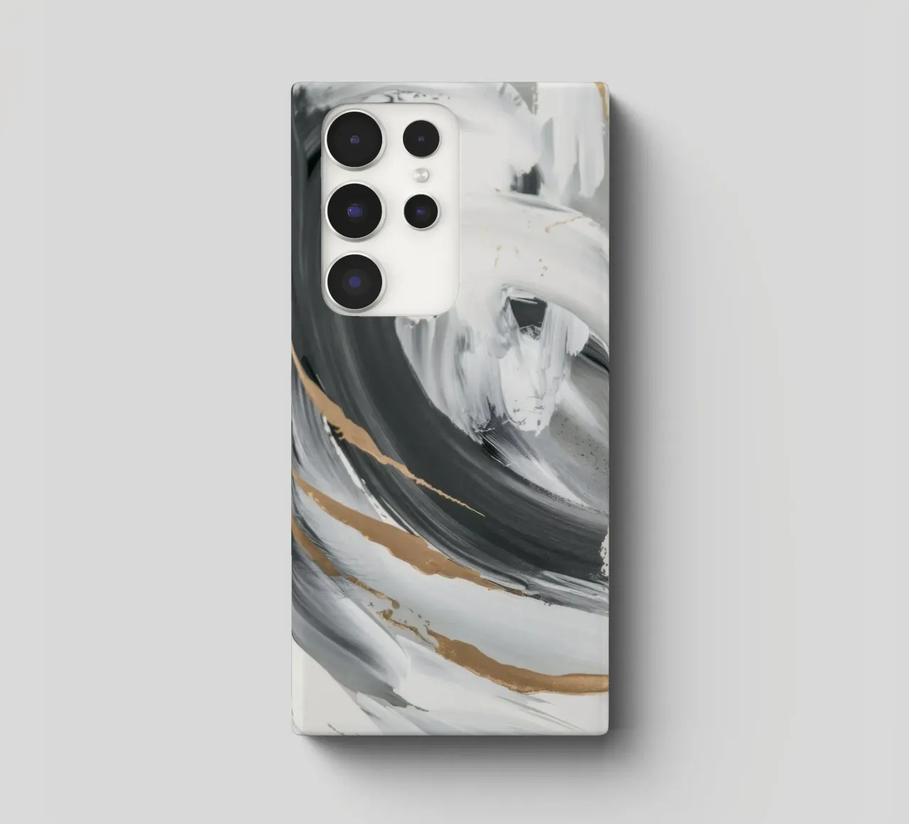 Essenza di vortice in scala di grigi cover samsung da Monarch Arc