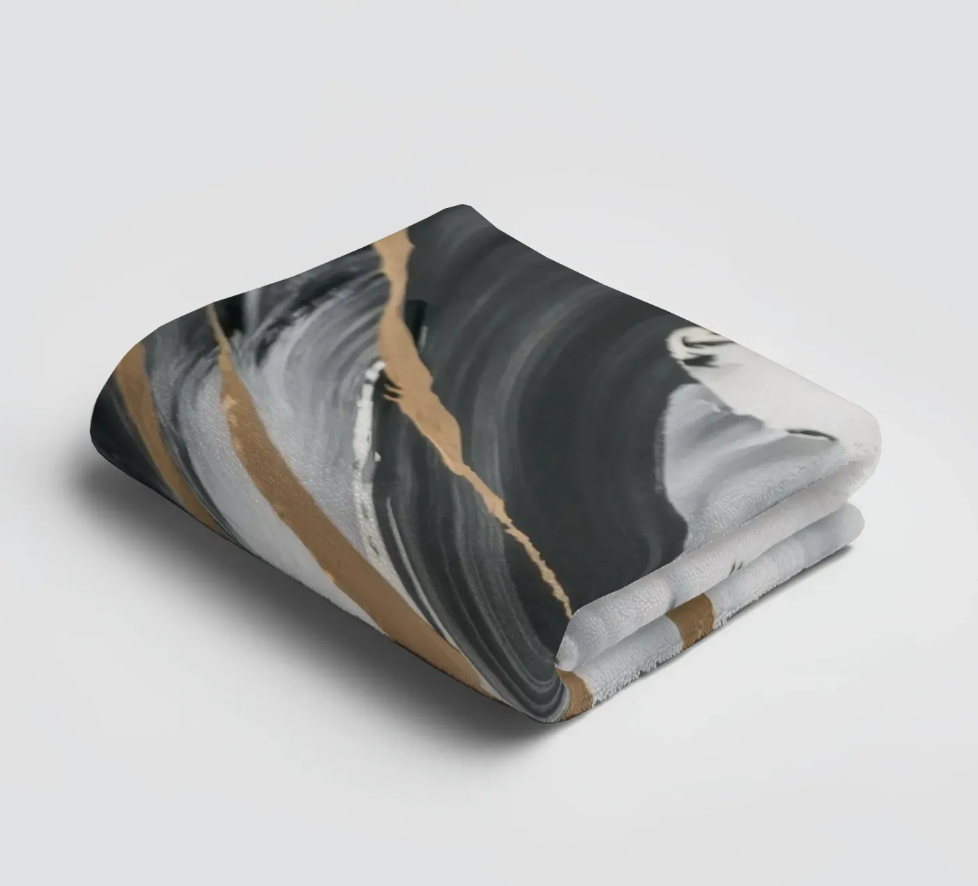 Grayscale Vortex Essence towel by Monarch Arc