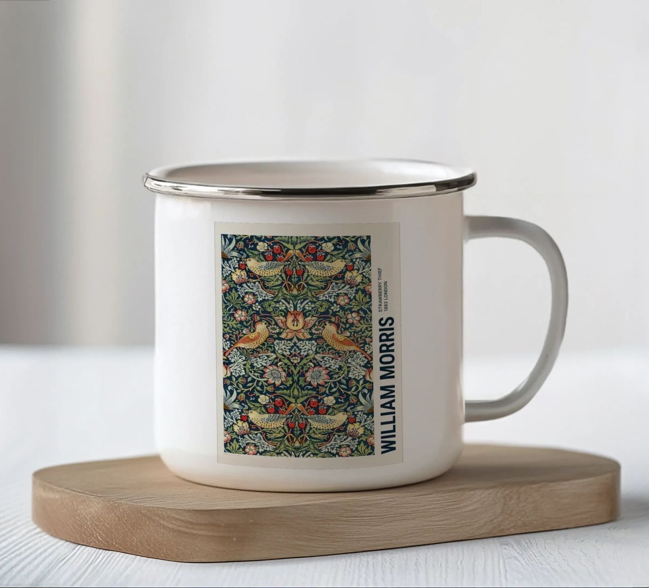 William Ladro di Fragole tazza in smalto da Marsha