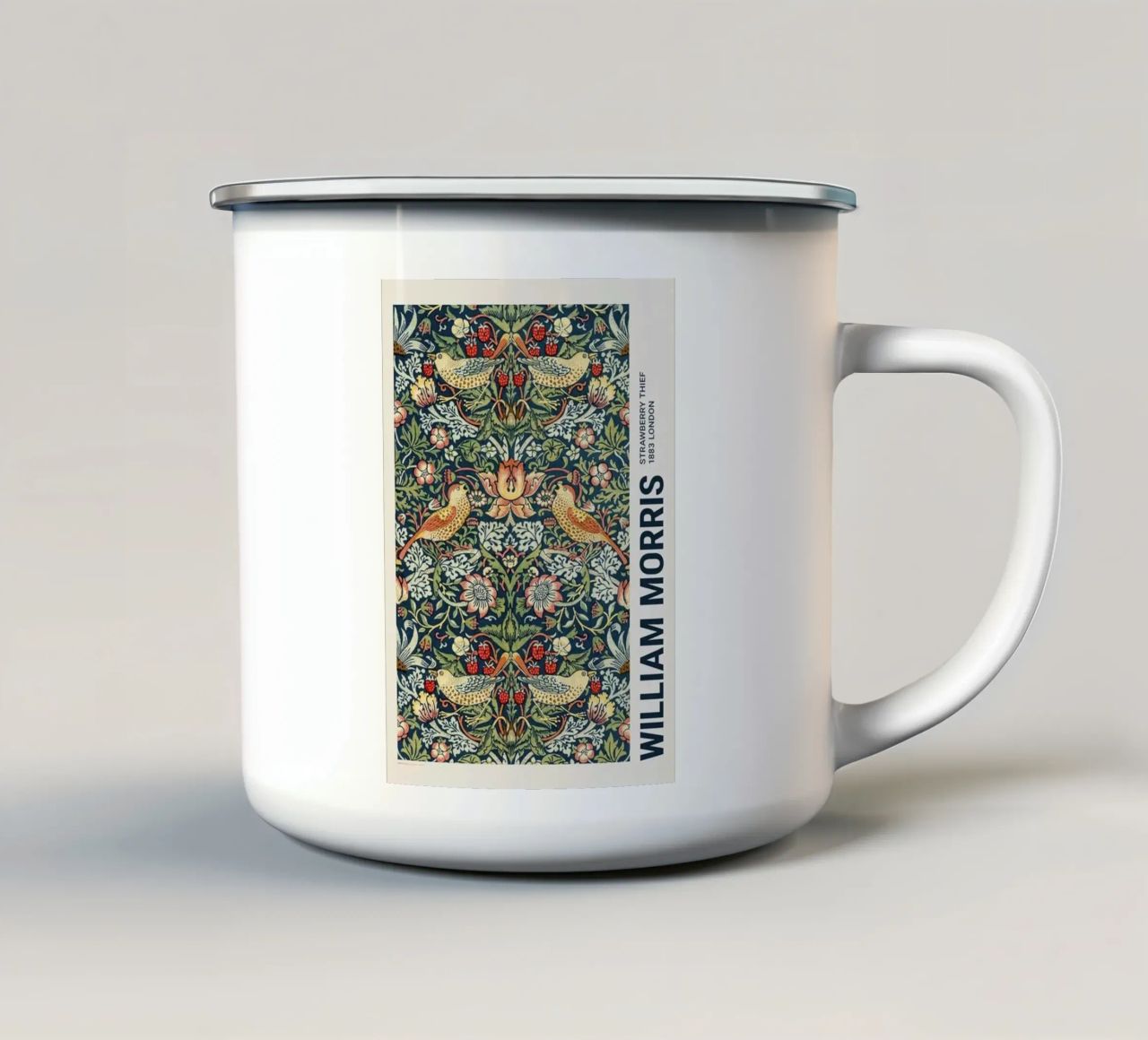 William Ladro di Fragole tazza in smalto da Marsha