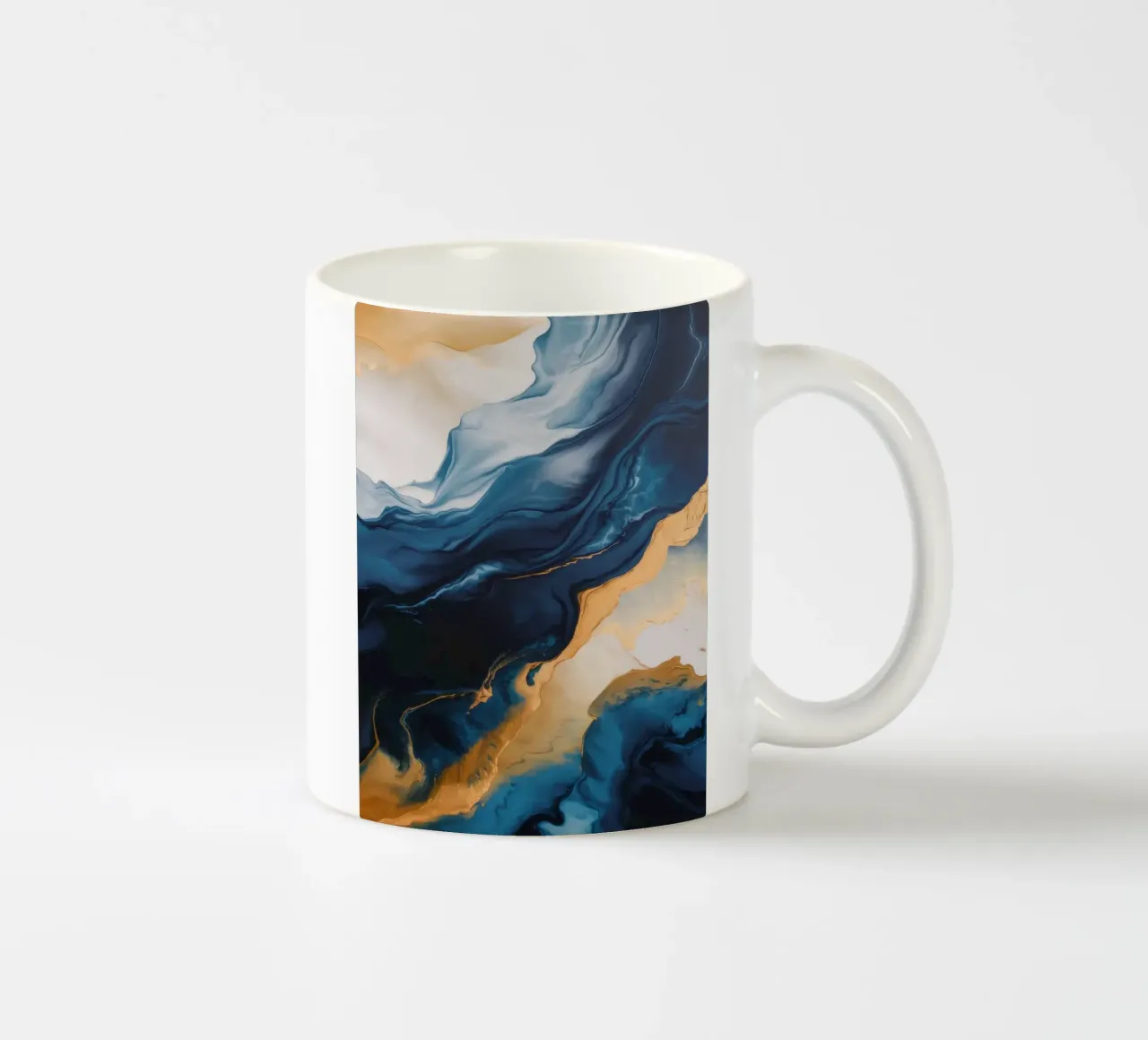 Abbraccio d'oro dei mari profondi tazza in ceramica da Monarch Arc