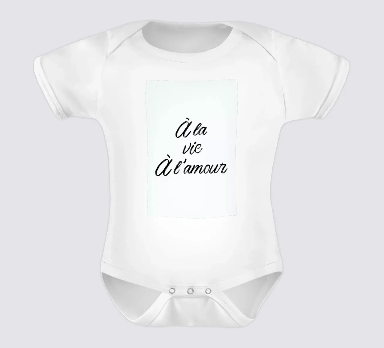 À la vie à l'amour body neonato maniche corte da typed