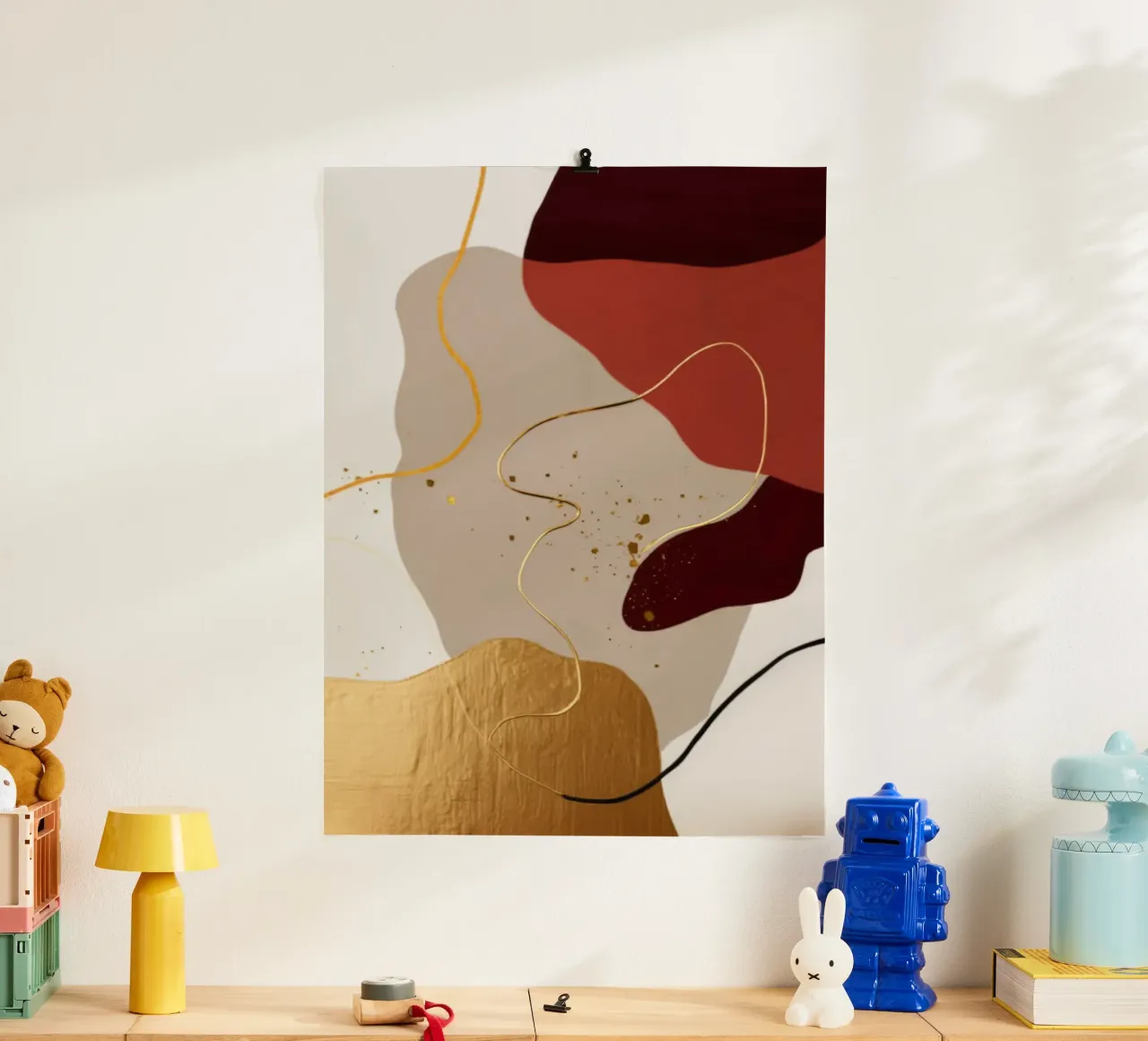 Earthen Hue Abstraction hahnemühle by Monarch Arc