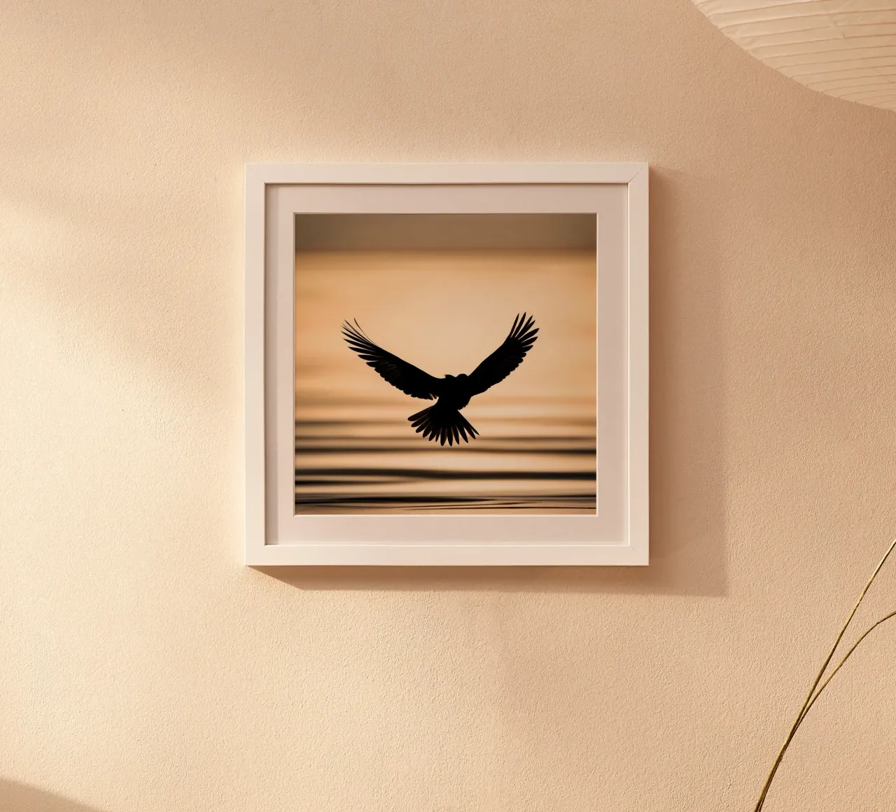 Le ali della libertà poster con telaio in legno da PhotoVibe Decor
