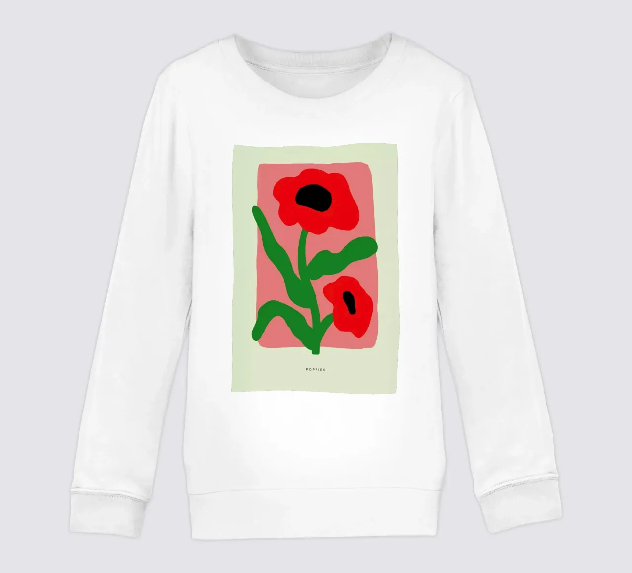 Poppies II kids sweatshirt by Studio One