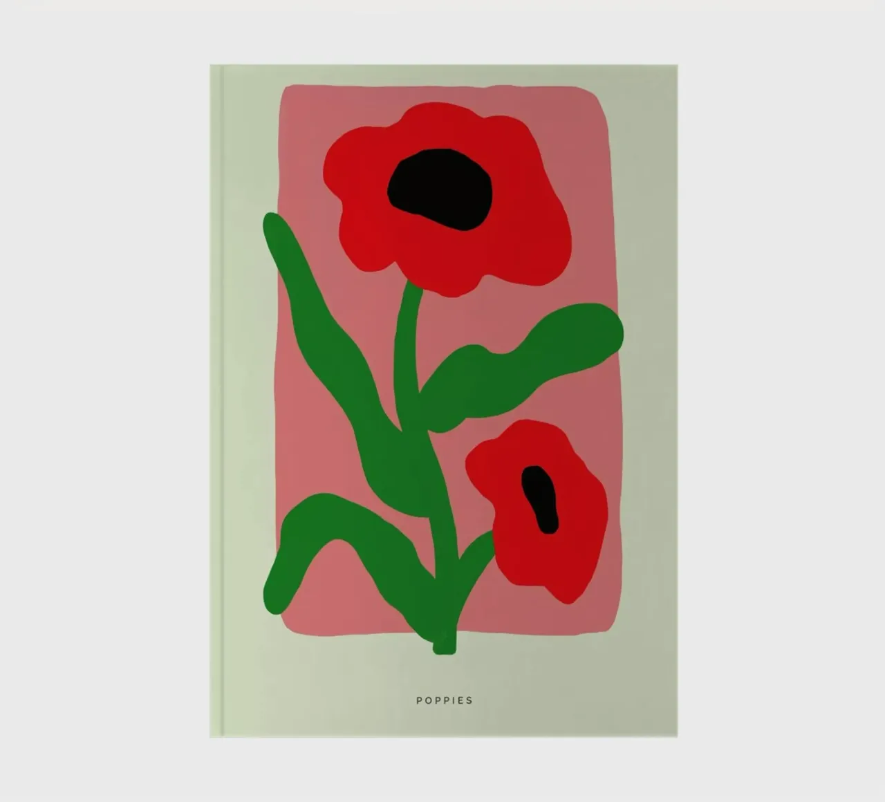 Poppies II notebook by Studio One