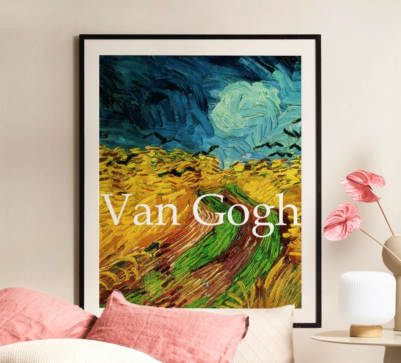 Van Gogh (Mega Quadrat) Poster von Marsha