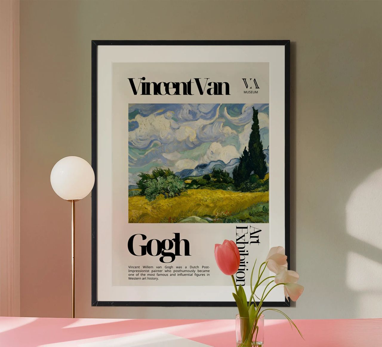 Van Gogh Kunstausstellung Poster von Marsha