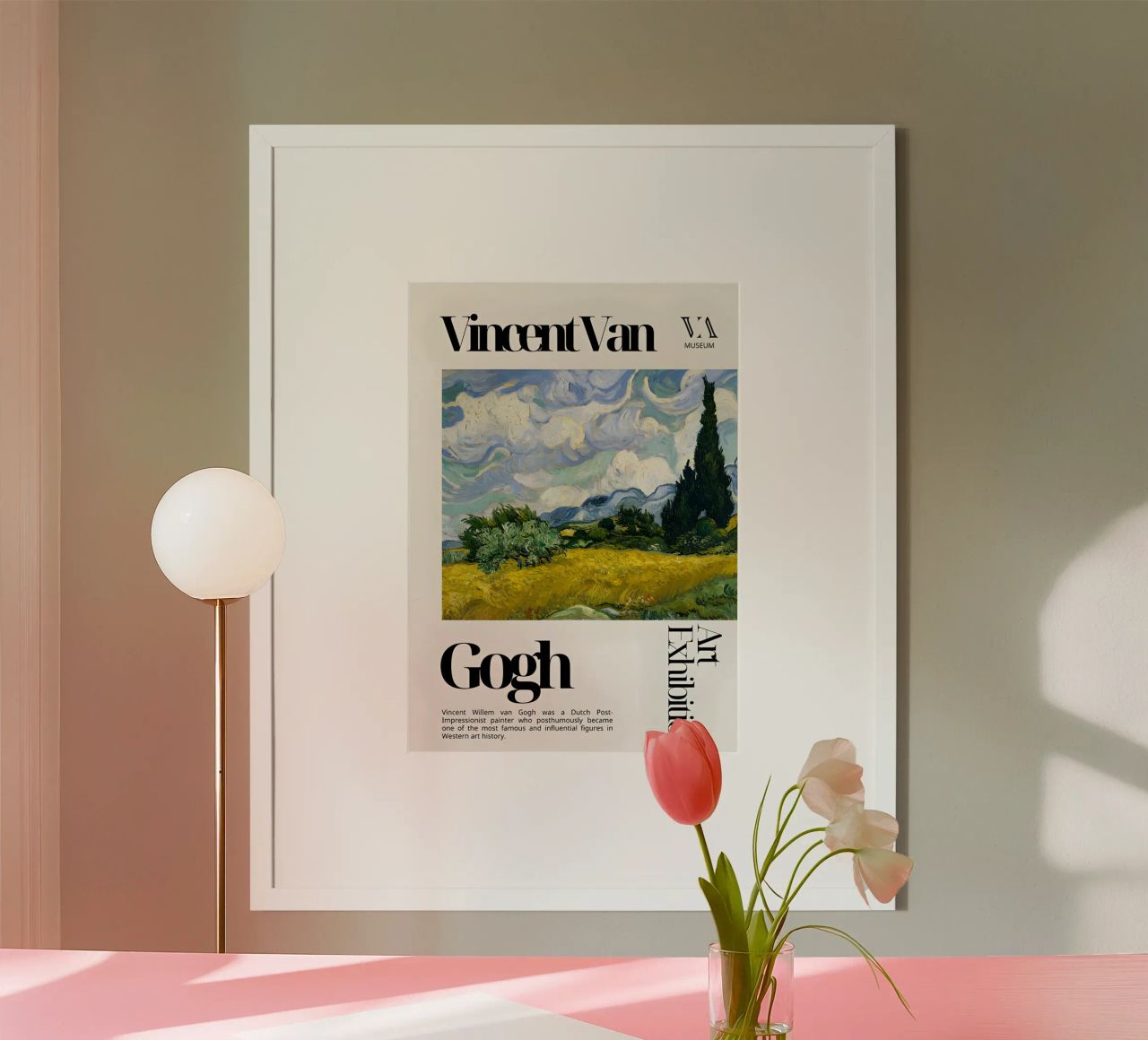 Van Gogh Kunstausstellung Poster von Marsha