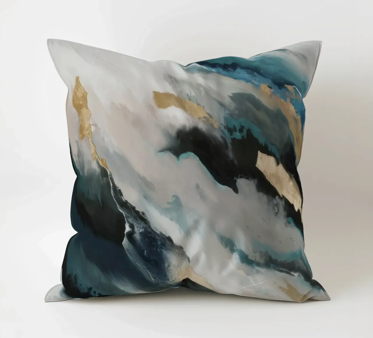 Aqua Flow Dynamics decorative cushion by Monarch Arc