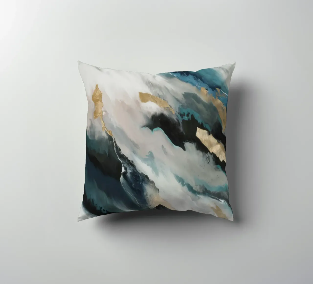 Aqua Flow Dynamics decorative cushion by Monarch Arc