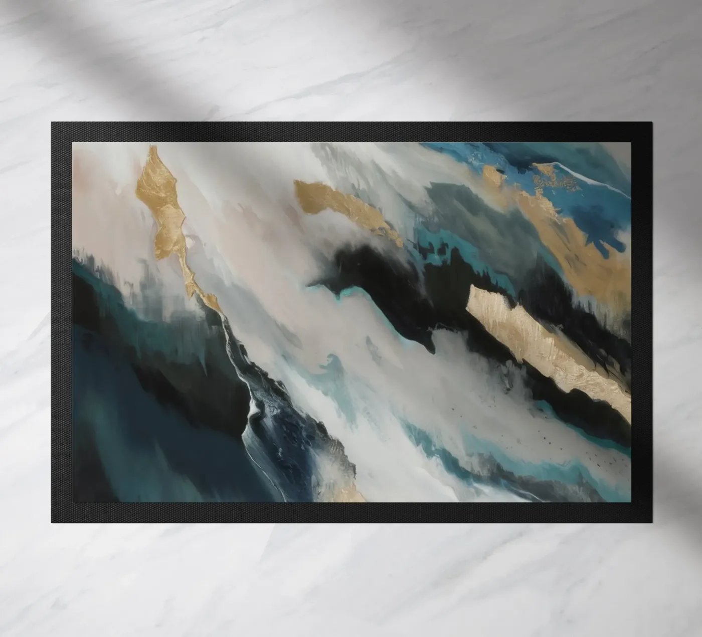 Aqua Flow Dynamics doormat by Monarch Arc