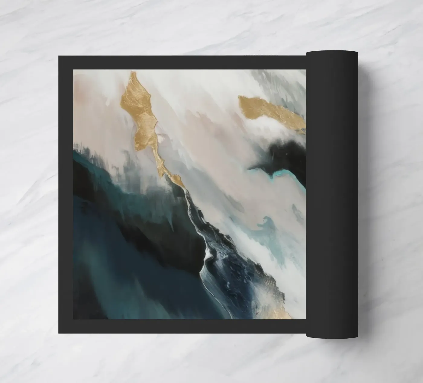 Aqua Flow Dynamics doormat by Monarch Arc