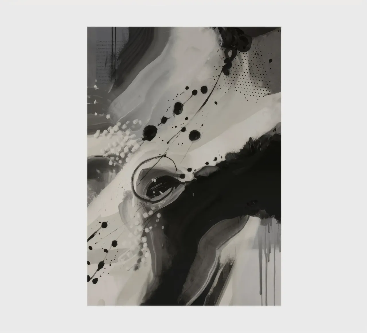 Monochrome Chaos Symphony notebook by Monarch Arc