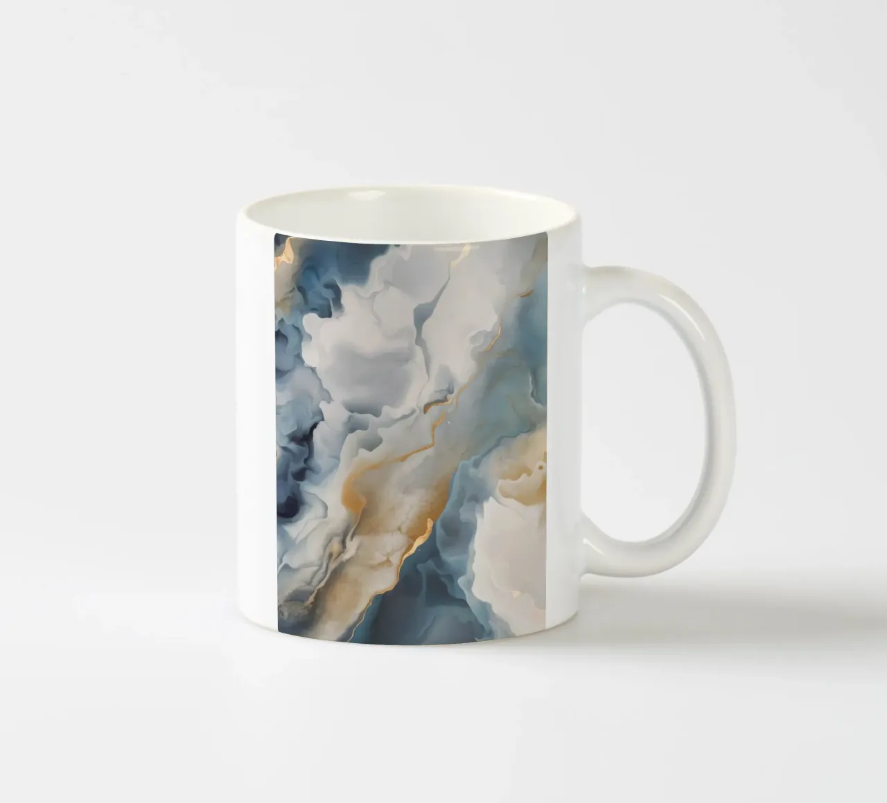 Essenza d'oro di marmo tazza in ceramica da Monarch Arc