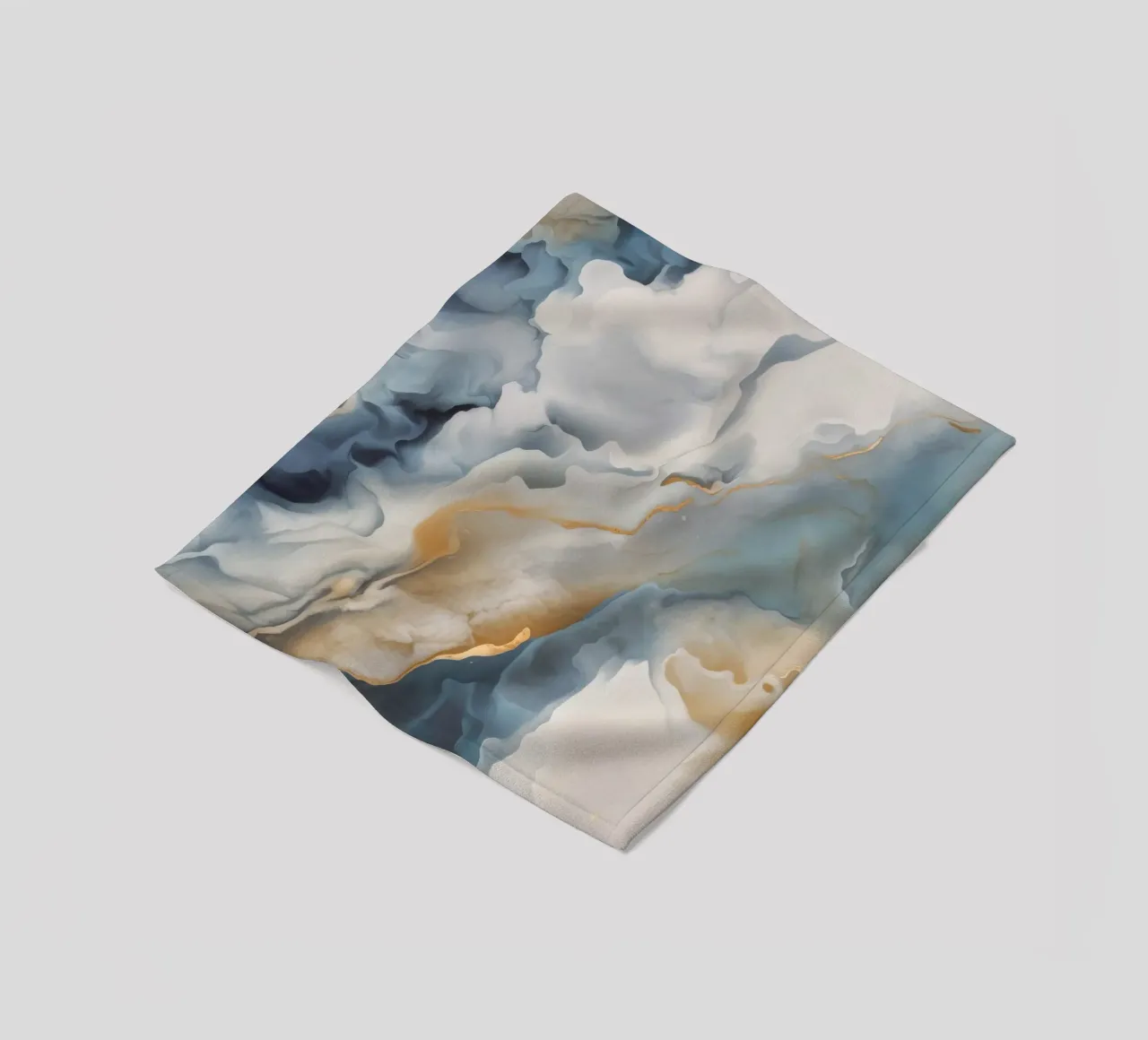 Essenza d'oro di marmo coperta in pile da Monarch Arc