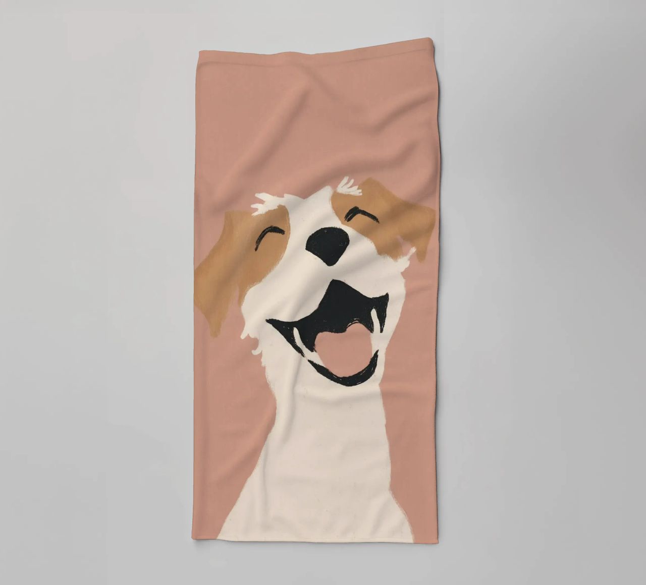 Baloo with a sense of humour towel by Carinaprint