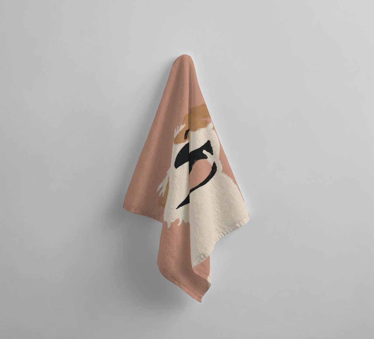 Baloo with a sense of humour towel by Carinaprint