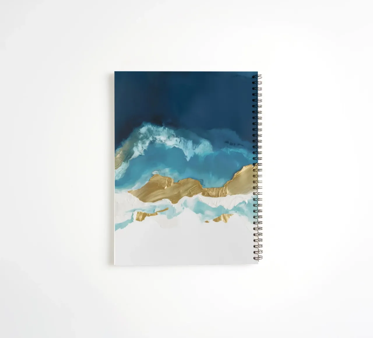 Azure Golden Divide spiral notebook by Monarch Arc