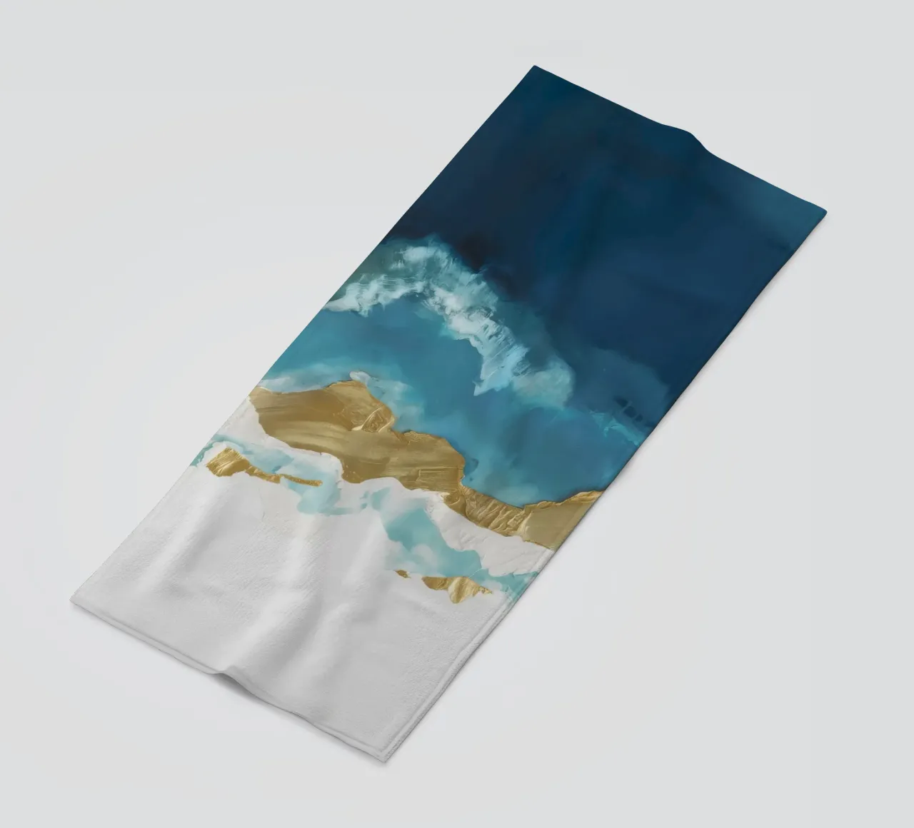Azzurro Golden Divide telo mare da Monarch Arc